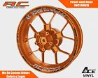 KTM RC200 Orange Wheel Decals Rim Stickers RC 125 250 390 200 Tape Stripes