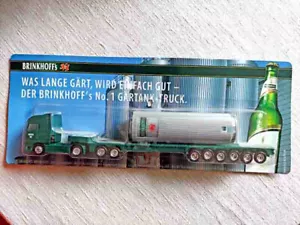 Brinkhoff's Bier-Truck 108 LKW 10-achsig Tieflader Gärtank 26 cm Werbung - Bild 1 von 1