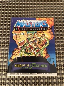 He-man Masters of the Universe King of the Snake Men mini comic 1985 King Hiss - Picture 1 of 3