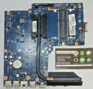 Placa madre para computadora portátil HP 355 G2 probada 768685-001 AMD E1 6010 CPU @ 1,35 GHz + disipador térmico - Imagen 1 de 5