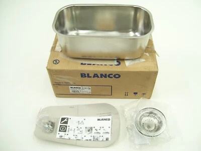 FREGADERO BLANCO COCINA BAJO MONTAJE ACERO INOXIDABLE COLADOR MU6 Foto 1 de 4