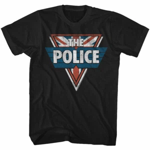 The Police Brittish Rock Band Badge Men's T Shirt Rock Music Merch - Picture 1 of 5