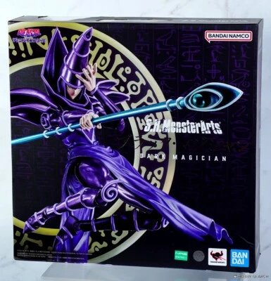 Bandai S.H.MonsterArts Action Figure Dark Magician (Yu-Gi-Oh!) - Image 1 of 4