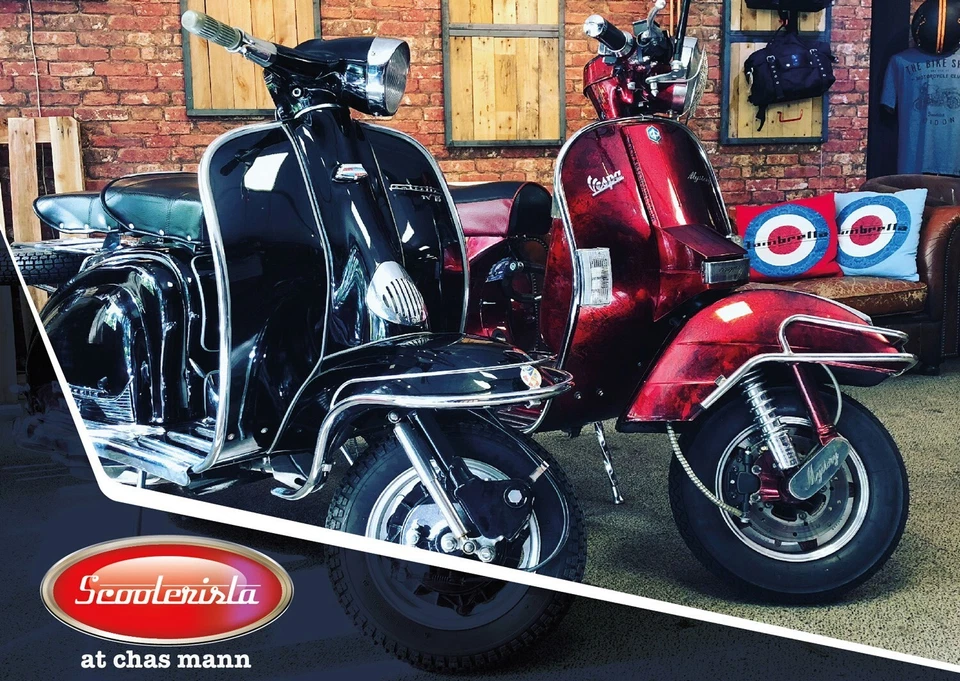 Mud flap in stainless steel "SERVETTA" for Lambretta - Image 1 of 1