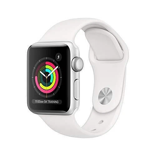 Apple Watch (Series 3) September 22, 2017 38 mm - Aluminium Silver Aluminum -... - Image 1 of 1