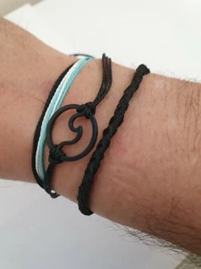 Men's Bracelet ANA Collection Fashion Jewelry Simple Blue - Bild 1 von 3