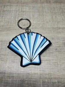 Vera Bradley Seashell Bag charm key ring mirror blue NWOT Magnet Close 🧲 🐚 - Picture 1 of 5