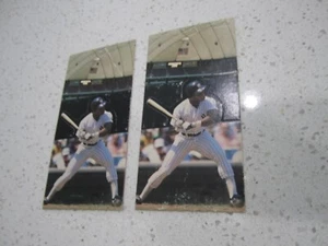 Lot (2) 1985 Leaf Donruss Baseball All-Star Game Pop-Up Card Rickey Henderson - Bild 1 von 3