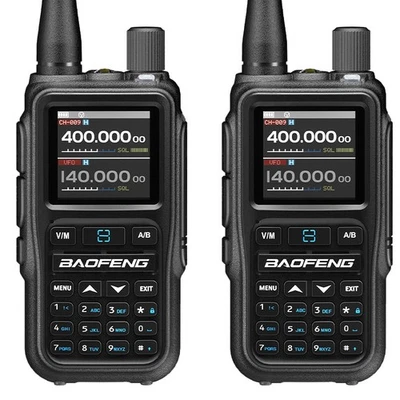 2X Baofeng UV5R Mini Walkie Talkie VHF UH USB-C NOAA Bluetooth App Program Radio - Image 1 of 4