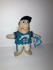 1994 Play By Play Fred Flintstone 8 Zoll Plüschpuppe NFL Jacksonville Jaguar - Bild 1 von 2