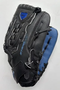 Nike Youth Baseball Glove Stand Out 11.00 Game Ready Leather Black Blue RHT - Picture 1 of 10