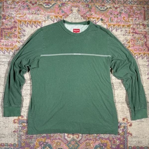 Supreme Green Long Sleeve T Shirt Size Large Streetwear - Picture 1 of 6