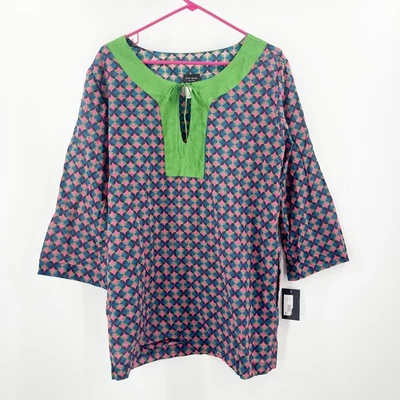 KATE SPADE Tunic Coverup Size Extra Small Pink Cloud Beach Swim Travel Vaca NWT  - Image 1 of 4