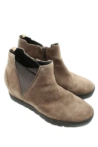 GABOR Botas de cuña Mujeres Botines Talla EU 39 marrón grisáceo look casual - Imagen 1 de 5