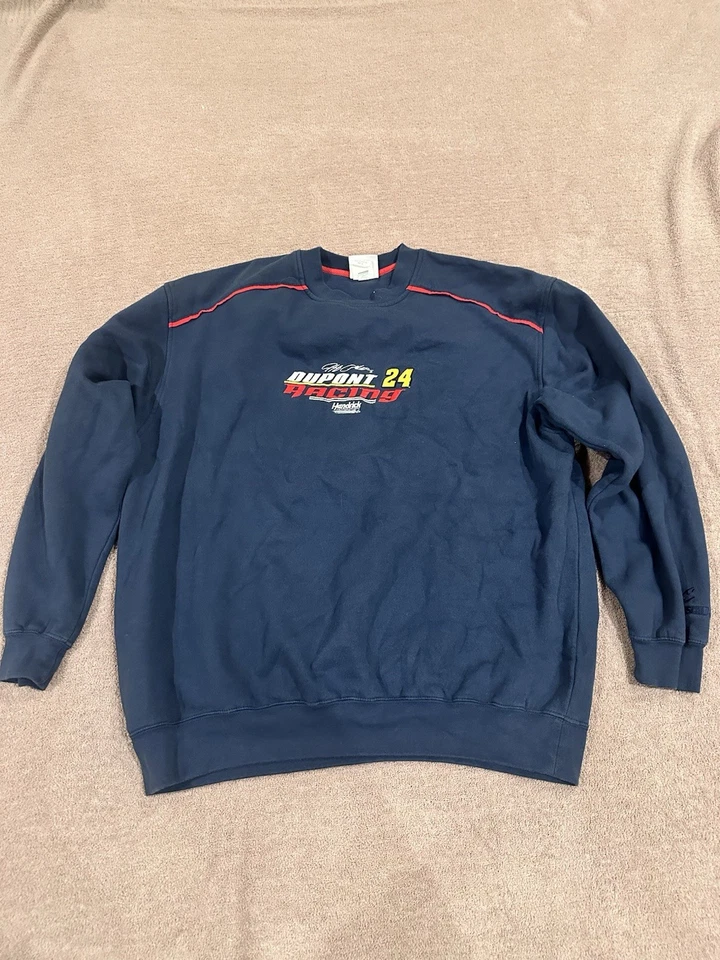 Подлинный мужской гоночный круглый вырез NASCAR Jeff Gordon DuPont размер XL Chase - Изображение 1 из 4
