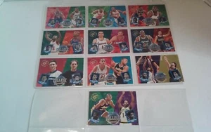 Lote de 10 tarjetas de baloncesto 1994 Topp's College Teammates Shaq Ewing Drexler NBA - Imagen 1 de 8