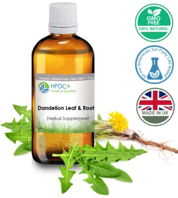 HPDC+ Dandelion Leaf & Root Tincture Extract SURAMIN SHIKIMIC ACID Block Spike Protein