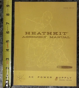 Vintage Heathkit Montageanleitung Netzteil Modell HP-23 - Bild 1 von 9