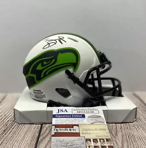 SEATTLE SEAHAWKS DEVON WITHERSPOON SIGNED LUNAR MINI HELMET JSA COA!! - Picture 1 of 4