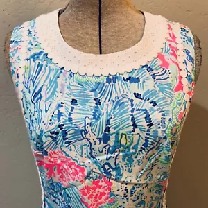 Lilly Pulitzer NWT Mila Shift Dress Sleeveless Tropical Hawaii Business Size 2 - Picture 1 of 12