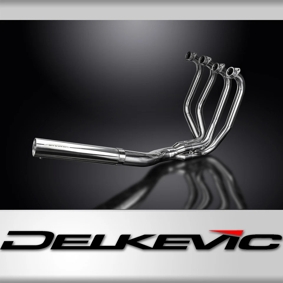 Yamaha XS1100 1978-1982 escape completo 4-1 lata silenciador recto de acero inoxidable Foto 1 de 4