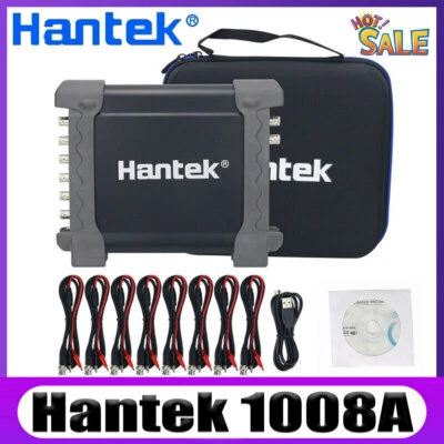 Hantek 1008A 8CH PC Digital Oscilloscope DAQ 8 Channels 2.4MSa/s 12Bits ot16 - Image 1 of 4