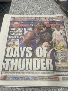 NY Post June 23 2025 OKC Win NBA Crown Days Of Thunder - Picture 1 of 1