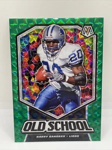 2020 Panini Mosaic - Old School Mosaic Green #OS13 Barry Sanders - Foto 1 di 2