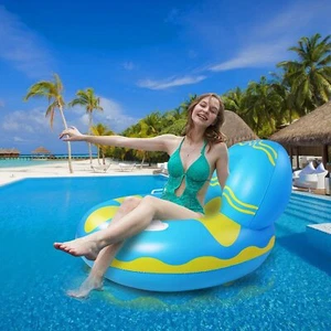 43' Swimming Float Inflatable Pool Raft Float Beach Party Swim Circle Ring - Picture 1 of 8