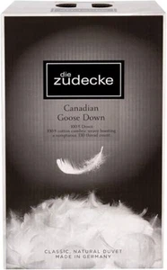 Die Zudecke 100% Canadian Goose Down Duvet 3 TOG Double 4FT 6 - Picture 1 of 4
