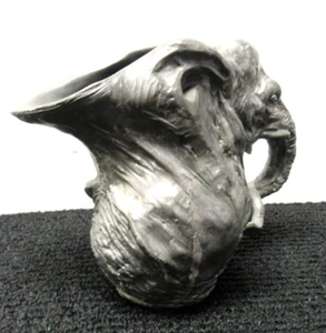 Vintage Handmade Pewter Elephant Pitcher!! Unique!! Beautiful!! See Pics!! - Picture 1 of 9