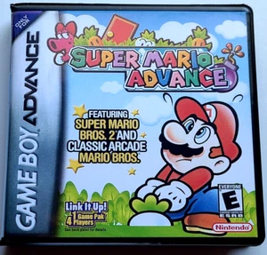 Super Mario Advance Super Mario Bros 2 CASE ONLY Game Boy Advance GBA Box - Picture 1 of 6