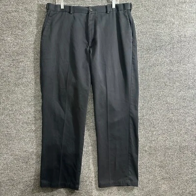 Pantalones Dockers D3 para Hombres Caqui Talla 38x32 Negro Mezcla de Algodón Frente Plano tiro alto Foto 1 de 4