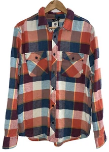 Men's Element Tacoma 3C Flannel Plaid LS Shirt, Size M. NWT, RRP $79.99. - Picture 1 of 3