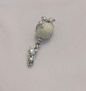 Authentic 925 Sterling Silver Balloon With Mouse Dangle Charm New - Picture 1 of 2