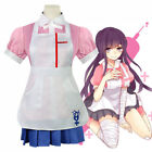 Ladies Anime Tsumiki Mikan Maid Dress Slimming Outfit Cosplay Costumes Party Set