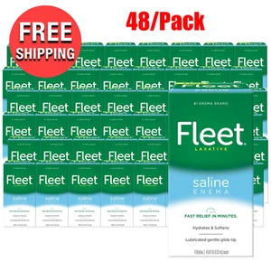 (48-Pack) Laxative Saline Enema For Adult Fast Relief Constipation | 4.5 fl. oz. - Picture 1 of 12