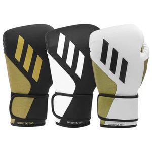 adidas Speed Tilt 350 Pro Boxing Gloves Cactus Leather Voted No. 1 Sparring - Picture 1 of 23