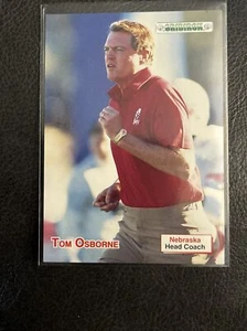 Tom Osborne Nebraska 1992 Gridiron #60 SOLO TARJETA DE NOVATO rara SP RC como nueva - Imagen 1 de 2