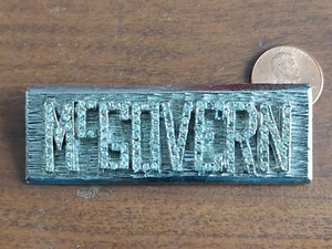 Scarce George McGovern Campaign Pin Button Political rhinestones Jewelry large - Picture 1 of 7