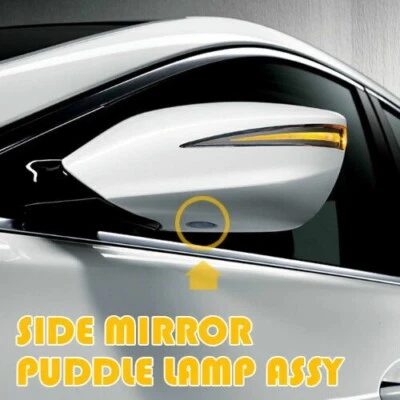 Par de lámparas LED de charco de espejo lateral para Hyundai Azera Grandeur HG 2011 a 2017 Foto 1 de 2