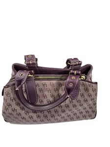 Purple Dooney & Bourke Logo Handbag - Picture 1 of 4