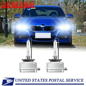 Juego de 2 bombillas de faros HID de ajuste en stock para BMW 328i 2007-2016 haz alto/bajo - Imagen 1 de 12