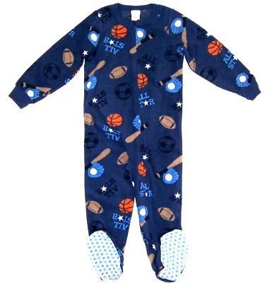 Jumping Beans Niños Pequeños Talla 4 Polar Pies Dormir Nuevo con Etiquetas All Star Sports Foto 1 de 3