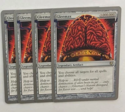 MTG 4X UNHINGED GLEEMAX NM MAGIC THE GATHERING RARE ARTIFACT - Image 1 of 4