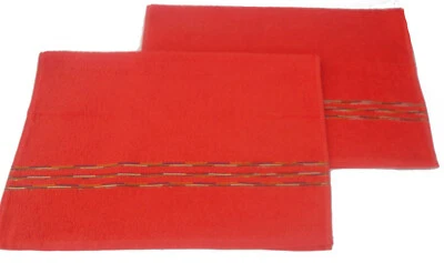 MISSONI HOME TWO OVERSIZED HAND TOWELS COTTON   20x28"  ASTRA T48 - Image 1 of 4