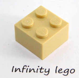 50 LEGO Tan / Beige Brick 2 x 2 (3003) - (50 Pieces) - Picture 1 of 1