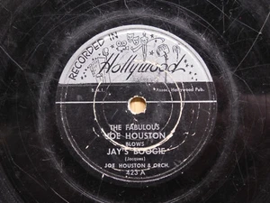 Joe Houston RnB 78 Jays Boogie bw Corn Bread And Cabbage on Hollywood - Picture 1 of 3