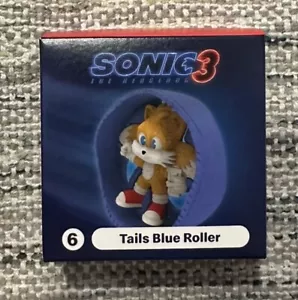 2024 McDonald’s Tails Blue Roller Sonic 3 The Hedgehog Movie HAPPY MEAL TOY New - Picture 1 of 2
