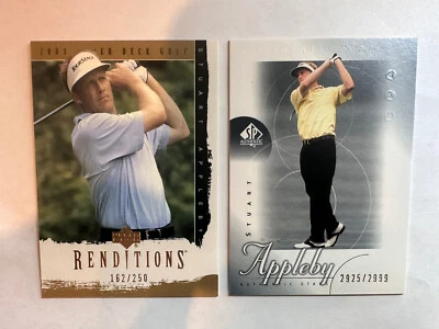 Stuart Appleby - 2003 Upper Deck UD Renditions Golf Gold /250 SSP Rare + Bonus - Image 1 of 2